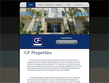 Tablet Screenshot of gfproperties.com